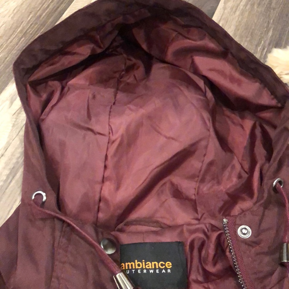 Maroon Windbreaker Jacket - Picture 7 of 7